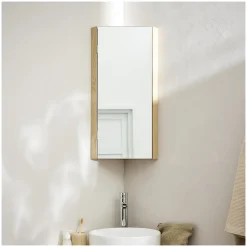 Mob-In Armoire de toilette d'angle CLEO