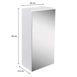 Mob-In Armoire de toilette d'angle avec miroir WILL