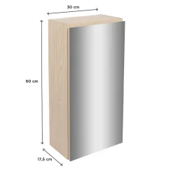 Mob-In Armoire de toilette d'angle avec miroir WILL