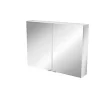 Armoire De Toilette|Meuble De Salle De Bains Faible Profondeur|GoodHome Armoire de toilette miroir l.80 x H.60 x P.15 cm, Imandra