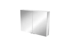 Armoire De Toilette|Meuble De Salle De Bains Faible Profondeur|GoodHome Armoire de toilette miroir l.80 x H.60 x P.15 cm, Imandra