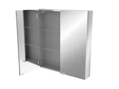 GoodHome Armoire de toilette miroir l.80 x H.90 x P.15 cm, Imandra