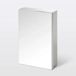 GoodHome Armoire de toilette miroir l.40 x H.60 x P.15 cm, Imandra