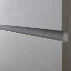 Kiamami Valentina Armoire De Toilette Murale 100 Cm Avec Tiroir Gris Lune Et Miroir 100X60