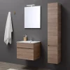 Kiamami Valentina Armoire De Toilette Murale 60 Cm En Chêne Série Well Sole