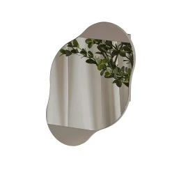 Pier Import Armoire de toilette organique taupe 1 miroir CODY