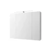 Ml-Design Armoire de toilette salle de bain avec miroir et LED 90,4x72x15 cm