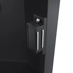 Sirhona Armoire de toilette 60x75cm + Interrupteur tactile + LED température 3 couleurs + Anti-buée + Prise rasoir
