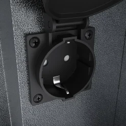 Armoire De Toilette|Sirhona Armoire de toilette Rond 60x60cm+Touch+LED Tri-couleur Température+ Anti-buée+ Prise rasoir