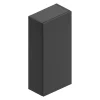 Ipiemme SRL Armoire haute de salle de bains l.35 x H.75 x P.20 cm noir mat, Pura+