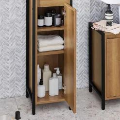 Sobuy Armoire Haute Placard de Rangement, BZR62-PF,