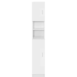 Meuble De Salle De Bains Faible Profondeur|Armoire De Salle De Bains|Ml-Design Armoire haute salle de bain colonne blanc MDF 30x190x25 cm
