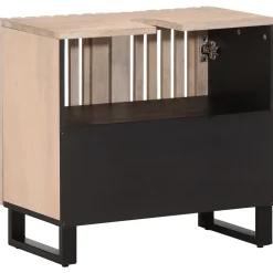 Meuble Wc|Vidaxl Armoire lavabo de bain 62x34x58 cm bois massif de manguier