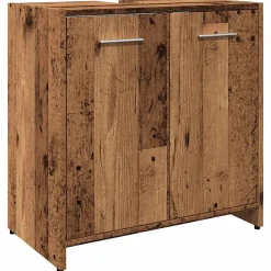 Meuble Wc|Vidaxl Armoire lavabo de salle de bain vieux bois 60x33x60 cm