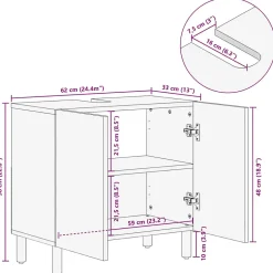 Meuble Wc|Vidaxl Armoire lavabo de salle de bain noir bois d'ingénierie