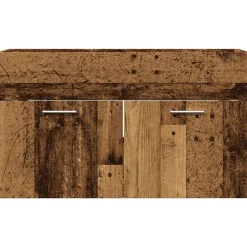 Meuble Wc|Vidaxl Armoire lavabo de salle de bain vieux bois bois d'ingénierie