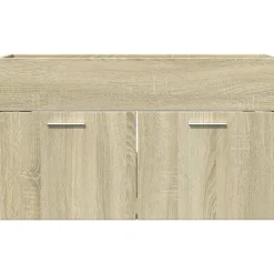 Vidaxl Armoire lavabo de salle de bain chêne sonoma bois d'ingénierie
