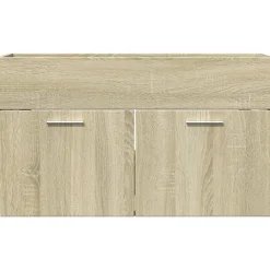 Vidaxl Armoire lavabo de salle de bain chêne sonoma bois d'ingénierie