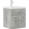 Vidaxl Armoire lavabo de salle de bain avec bassin intégré et robinet