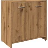 Meuble Wc|Vidaxl Armoire lavabo de salle de bain chêne artisanal 60x33x60 cm