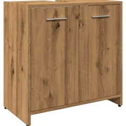 Meuble Wc|Vidaxl Armoire lavabo de salle de bain chêne artisanal 60x33x60 cm