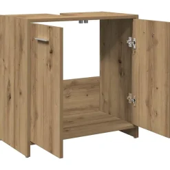 Meuble Wc|Vidaxl Armoire lavabo de salle de bain chêne artisanal 60x33x60 cm