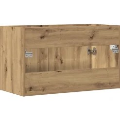 Meuble Wc|Vidaxl Armoire lavabo de salle de bain chêne artisanal bois ingénierie