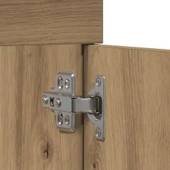 Vidaxl Armoire lavabo de salle de bain chêne artisanal bois ingénierie