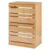 Armoire De Toilette|[En.Casa] Armoire murale de salle de bain Epind bambou 50 x 33 x 20 cm naturel