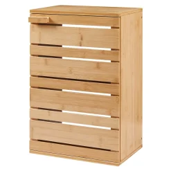 Armoire De Toilette|[En.Casa] Armoire murale de salle de bain Epind bambou 50 x 33 x 20 cm naturel