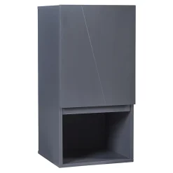 [En.Casa] Armoire murale de salle de bain Overath 60 x 30 x 30 cm gris en.casa