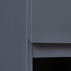 [En.Casa] Armoire murale de salle de bain Overath 60 x 30 x 30 cm gris en.casa
