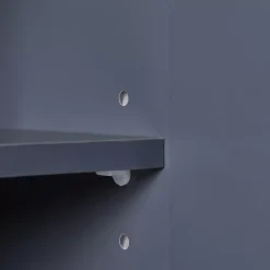[En.Casa] Armoire murale de salle de bain Overath 60 x 30 x 30 cm gris en.casa