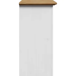 Vidaxl Armoire murale de salle de bain BODO blanc et marron 44x30x60cm