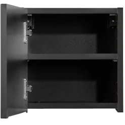 [En.Casa] Armoire murale de salle de bain Newport 30 x 30 x 19 cm noir en.casa