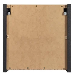 [En.Casa] Armoire murale de salle de bain Newport 30 x 30 x 19 cm noir en.casa