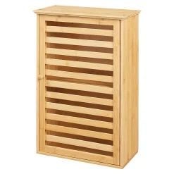[En.Casa] Armoire murale de salle de bain Järfälla bambou 55 x 37 x 16 cm naturel en.casa