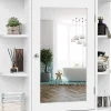 Armoire De Salle De Bains|Meuble De Salle De Bains Faible Profondeur|Giantex Armoire Murale pour Salle de Bain 65 x 17 x 63CM Blanc