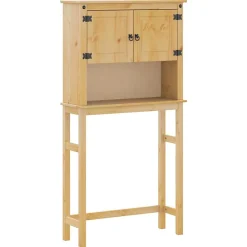 Meuble Wc|Vidaxl Armoire pour machine à laver salle de bain Corona pin massif