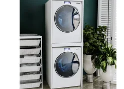 Rangement Buanderie|Raumhirsch Furniture Armoire pour machine à laver et sèche-linge RAUMHIRSCH Meuble compact pour laverie