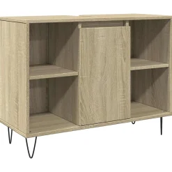 Meuble Wc|Vidaxl Armoire salle de bain chêne sonoma 80x33x60cm bois d'ingénierie