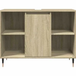 Meuble Wc|Vidaxl Armoire salle de bain chêne sonoma 80x33x60cm bois d'ingénierie