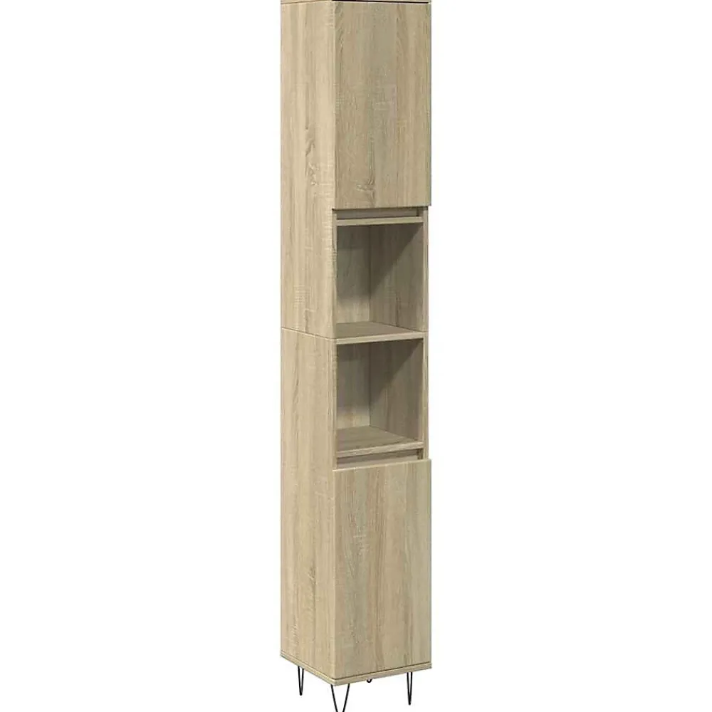 Vidaxl Armoire salle de bain chêne sonoma 30x30x190 cm