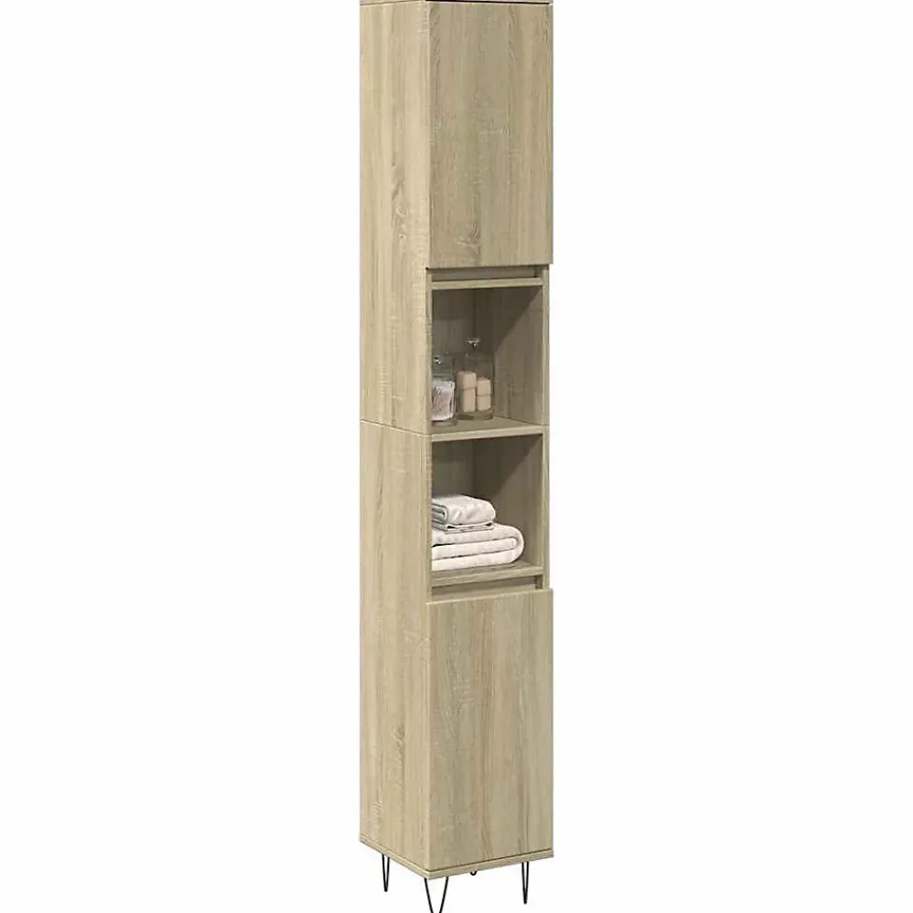 Vidaxl Armoire salle de bain chêne sonoma 30x30x190 cm