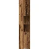 Meuble Wc|Vidaxl Armoire salle de bain vieux bois 30x30x183,5 cm bois ingénierie