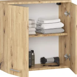 Akord Furniture Factory Armoire salle de bains AKORD FIN accr. au mur Chêne Artisan 60 cm 2 portes façade Chêne Artisan 2 étagères 60x22,5x60 cm