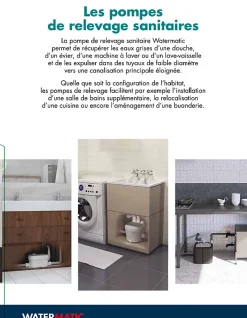 Watermatic Bac à graisse à poser avec débourbeur ÉCO-Graisse adapté aux food-trucks éviers ou lave vaisselles