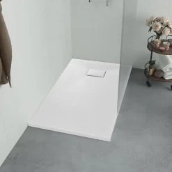 Vidaxl Bac de douche SMC Blanc 90 x 90 cm