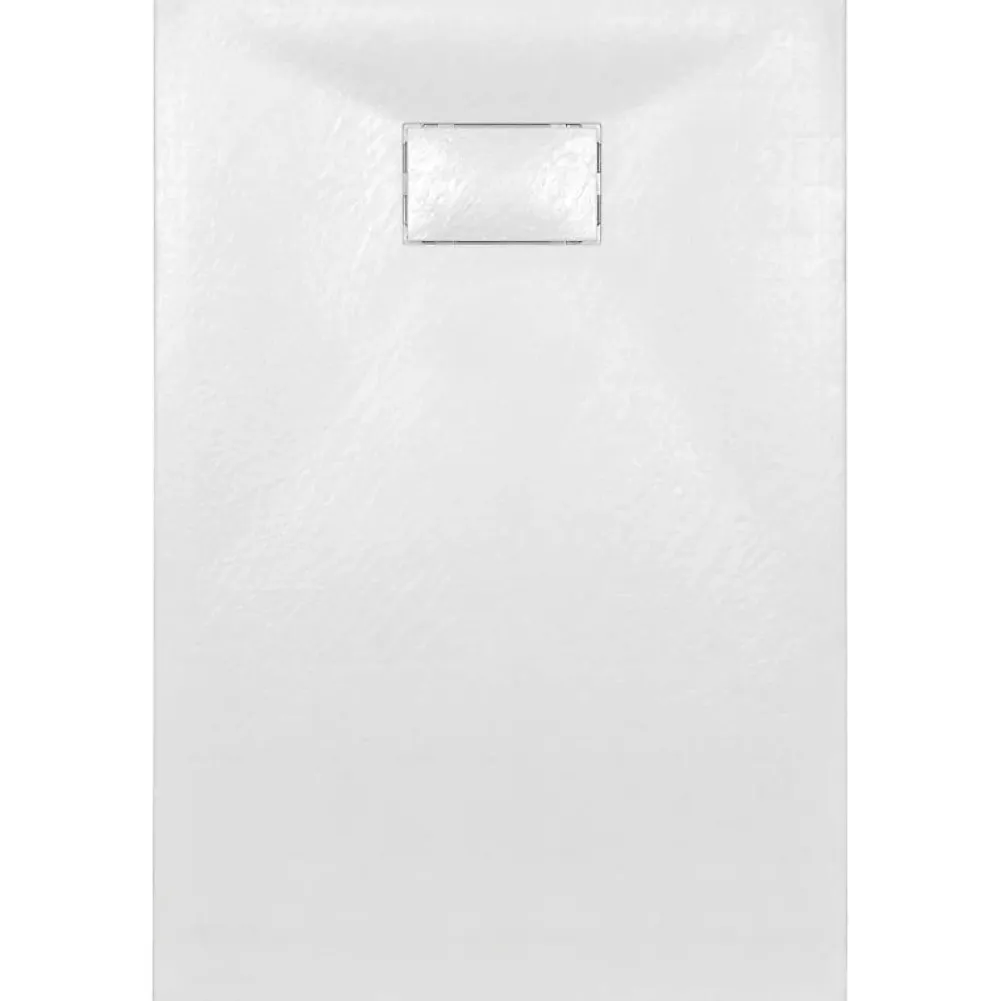 Vidaxl Bac de douche SMC Blanc 120 x 70 cm