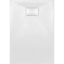 Vidaxl Bac de douche SMC Blanc 120 x 70 cm